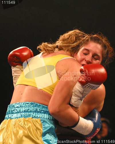 Image of female boxing