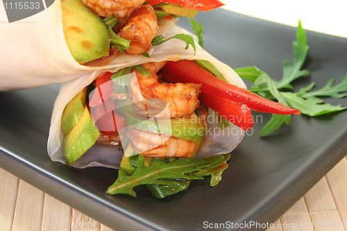 Image of King Prawn - Avocado Wrap