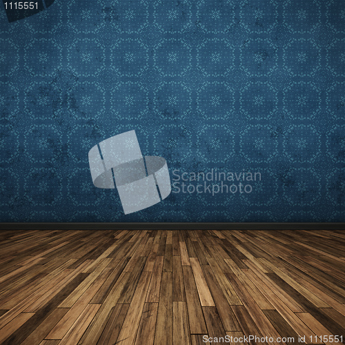 Image of floor dark blue