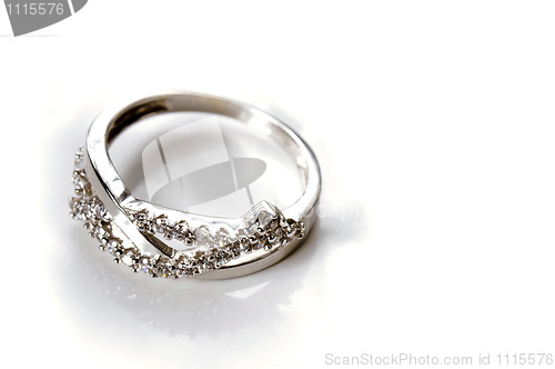 Image of White gold Ring