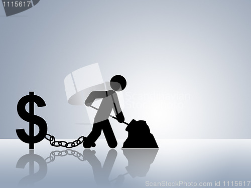Image of money slave