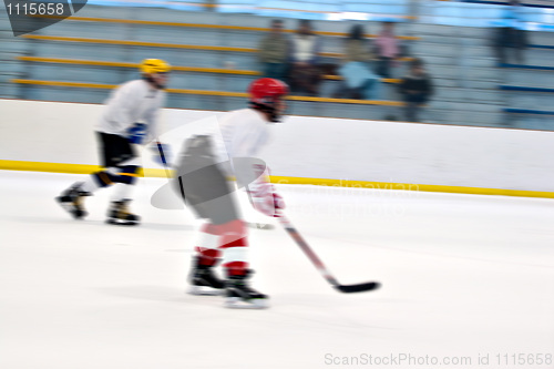 Image of Hockey Players On the Ice