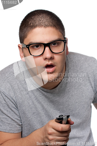 Image of Teen Playing Video Games