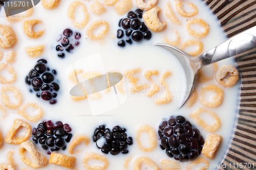 Image of The Word STRESS In Cereal Letters