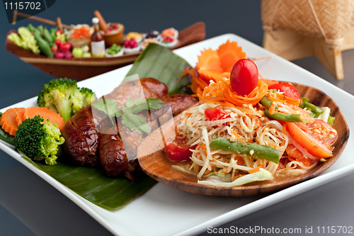 Image of Thai Sausage and Som Tum