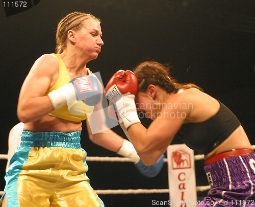 Image of female boxing