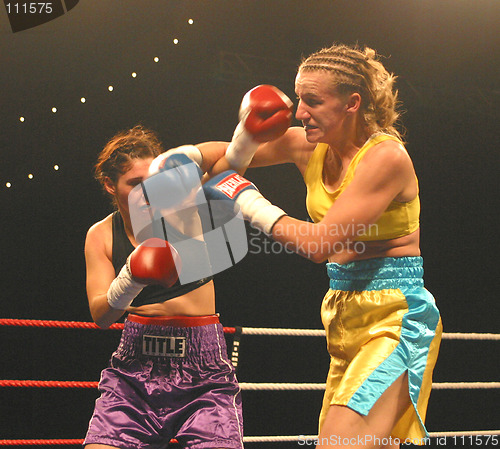 Image of female boxing