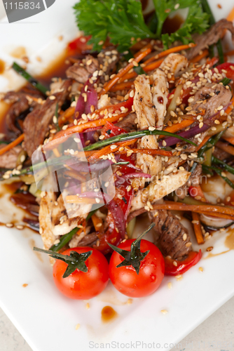 Image of Tasty appetizer of meat
