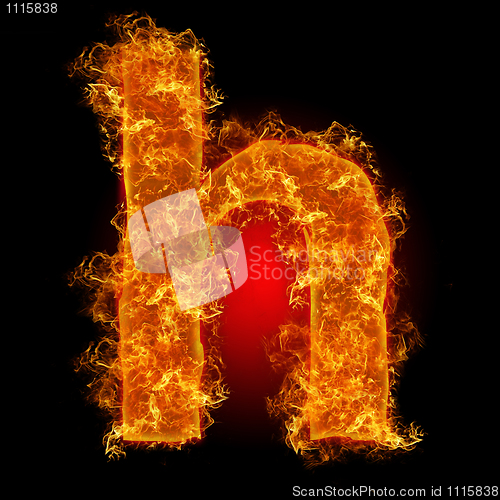 Image of Fire small letter H