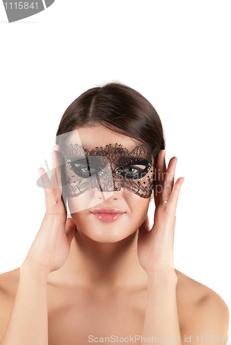 Image of girl at mask