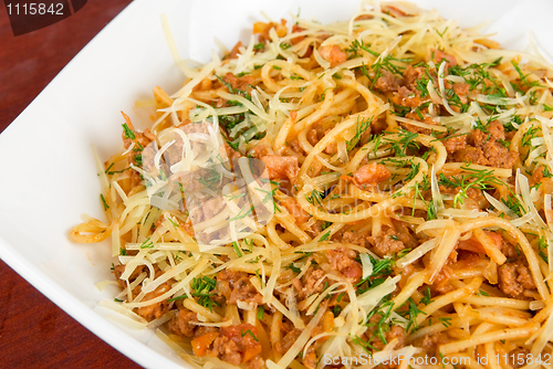Image of Pasta with meat