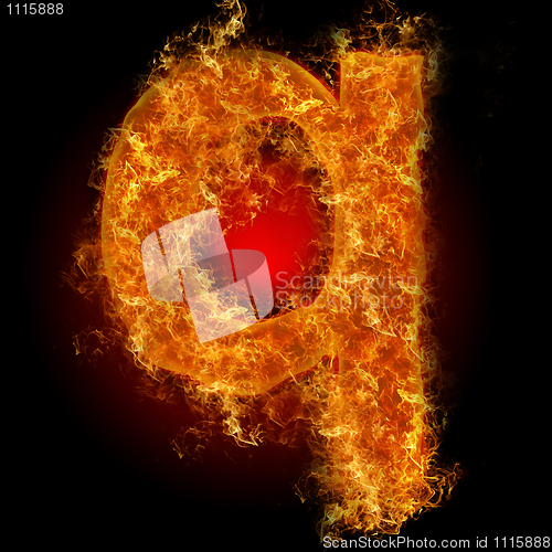 Image of Fire small letter Q