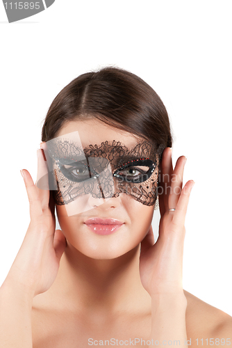 Image of girl at mask