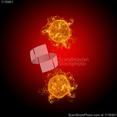Image of Fire colon letter