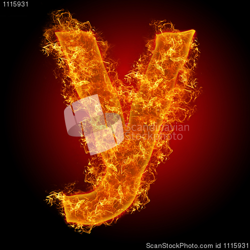 Image of Fire small letter Y