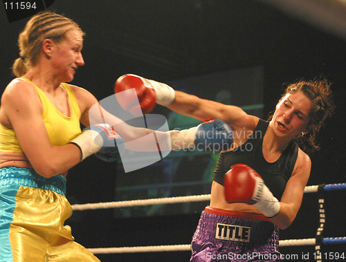 Image of female boxing