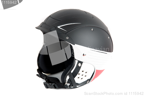 Image of skier helmet