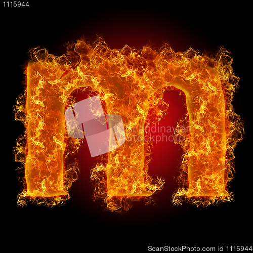 Image of Fire small letter M