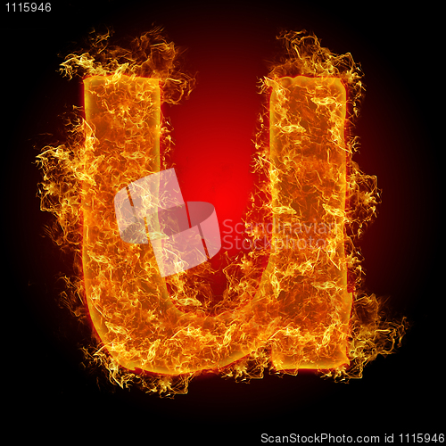 Image of Fire small letter U
