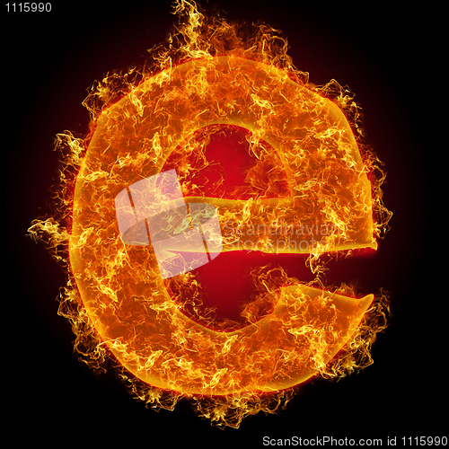 Image of Fire small letter E