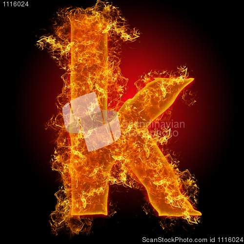Image of Fire small letter K