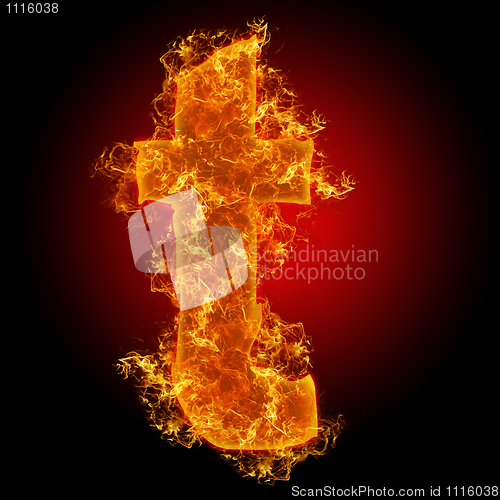 Image of Fire small letter T