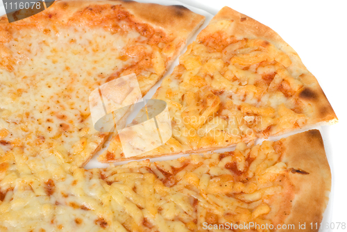 Image of Three cheese pizza