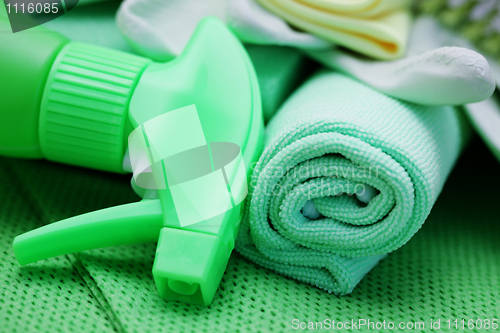 Image of cleaning supplies