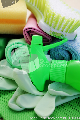 Image of cleaning supplies