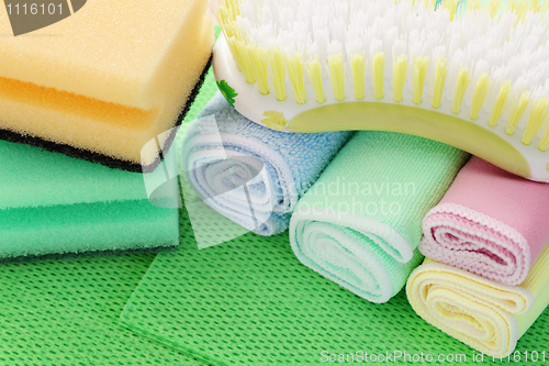 Image of cleaning supplies