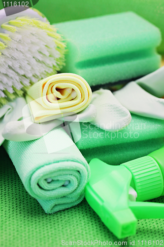 Image of cleaning supplies