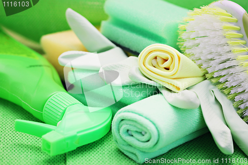 Image of cleaning supplies