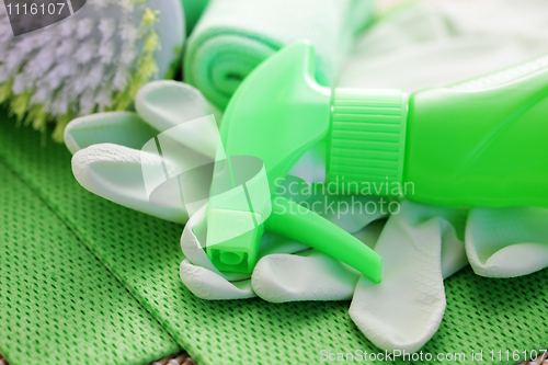 Image of cleaning supplies