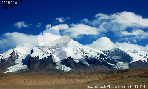 Image of Landscape of snow mountains 