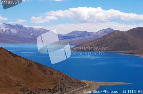 Image of Landscape of mountains and lake