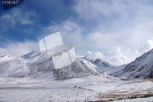 Image of Landscape of snow mountains