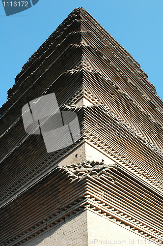 Image of Details of an ancient pagoda 