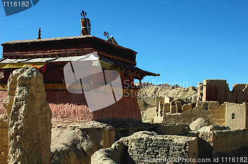 Image of Castle relics in Tibet