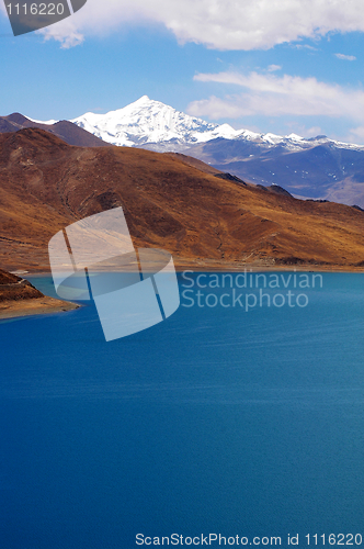 Image of Landscape of mountains and lake