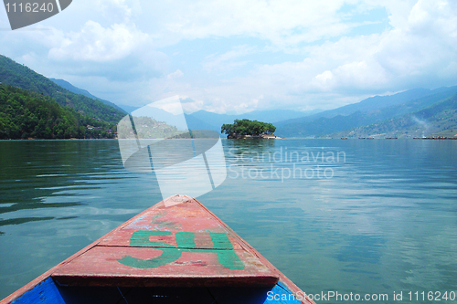 Image of Boat in lake