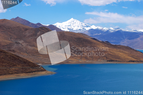 Image of Landscape of mountains and lake