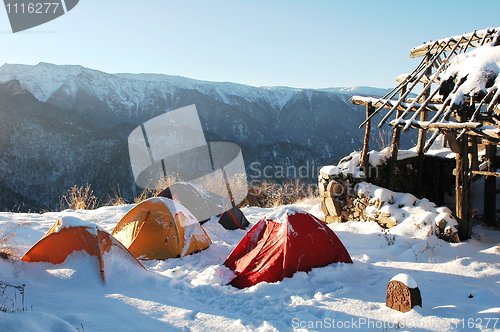 Image of Camping in winter