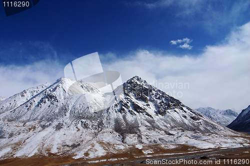 Image of Landscape of snow mountains