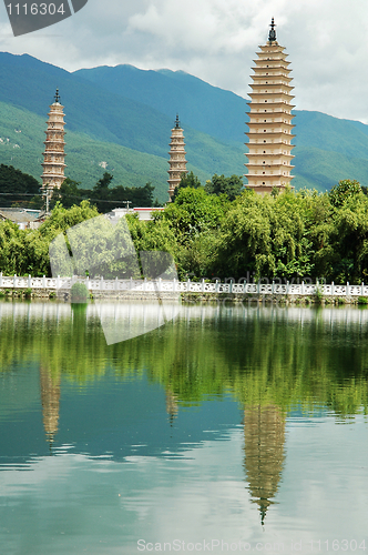 Image of Landmarks of the famous Three Pagodas 