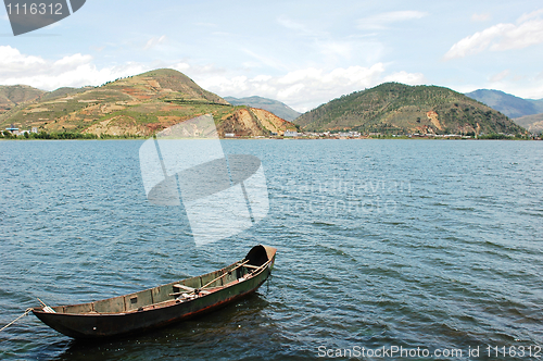 Image of Boat in lake