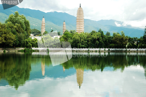 Image of Landmarks of the famous Three Pagodas 