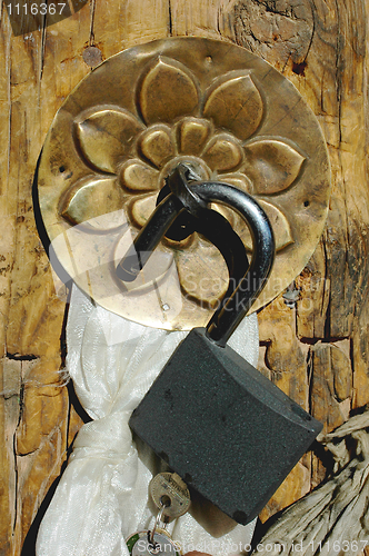 Image of Lock on the door