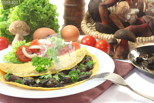 Image of Mushroom omelet