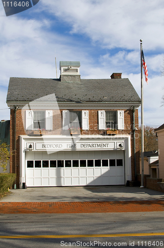 Image of fire department building Bedford New York
