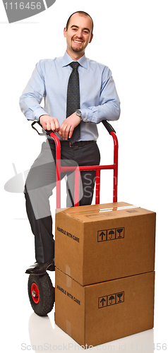 Image of man at work